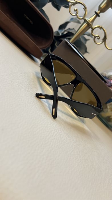 Tom Ford Bronson FT1044 ochelari de soare noi lentila galbena