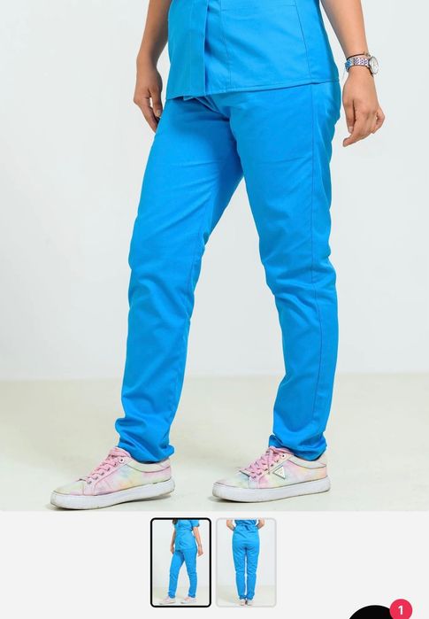 Pantaloni personal medical , unisex , turcoaz , XXL
