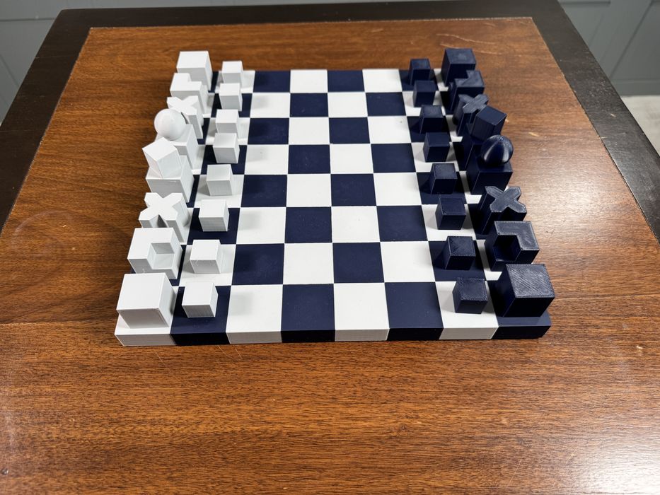 Шахмат в стил Bauhaus КК012