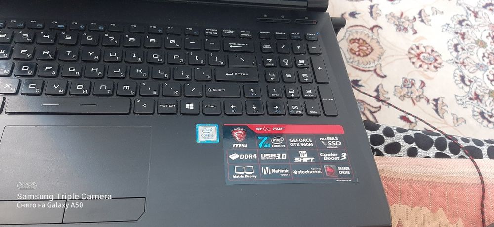 Продаётся игровой ноутбук