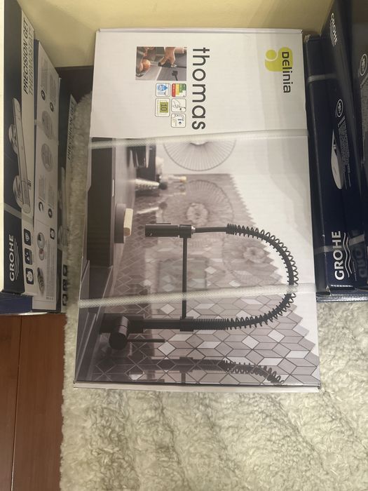 Baterie bucatarie Delinia neagra