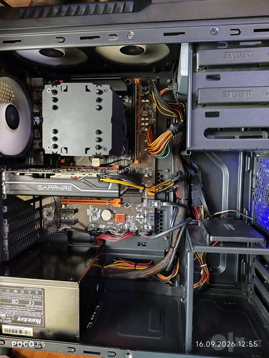 12/24 ядер, 16Gb ОЗУ DDR4, SSD 512 new, RX570
