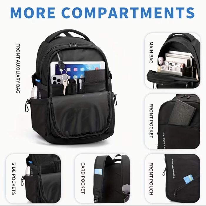 Мъжка голяма професионална раница•Универсална с широко предназначение!