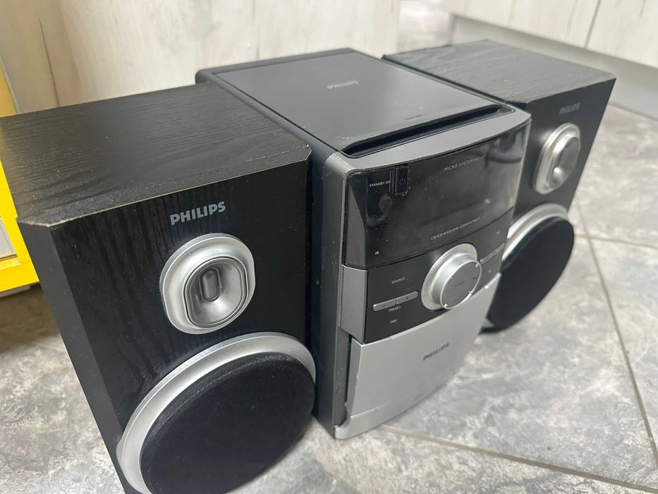Philips MC147/12, Черна Radio/Cd/Tape/Aux