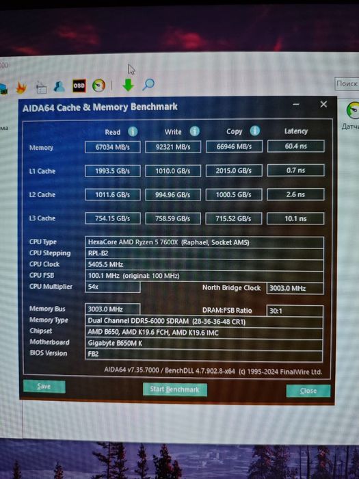 AMD ryzen 7600x 6/12