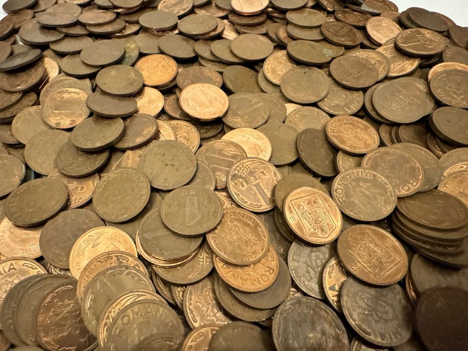 Lot monezi vechi 1 Leu pentru colectionari