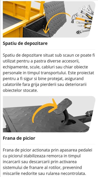 Remorcă motocultor AgroPro 550