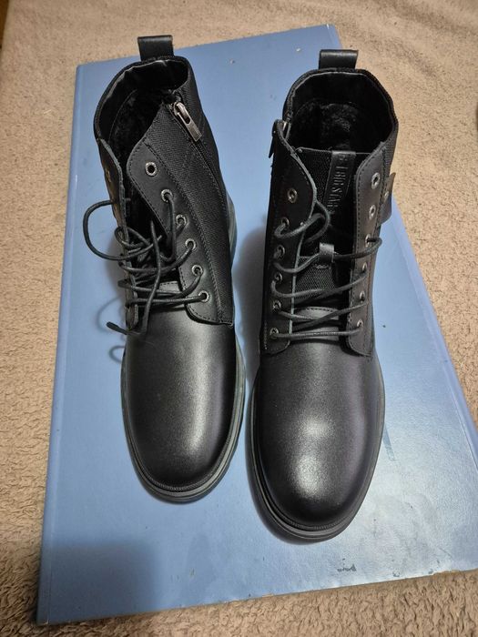 Ghete barbatesti BIG Star, piele naturala, supercalitate, 46, noi.