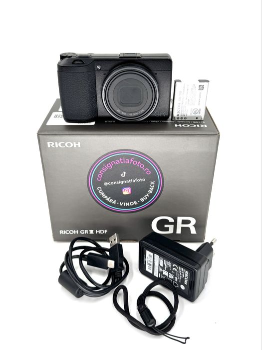 Ricoh GR III HDF - 3808 cadre ! Factura - Garantie 3 luni !