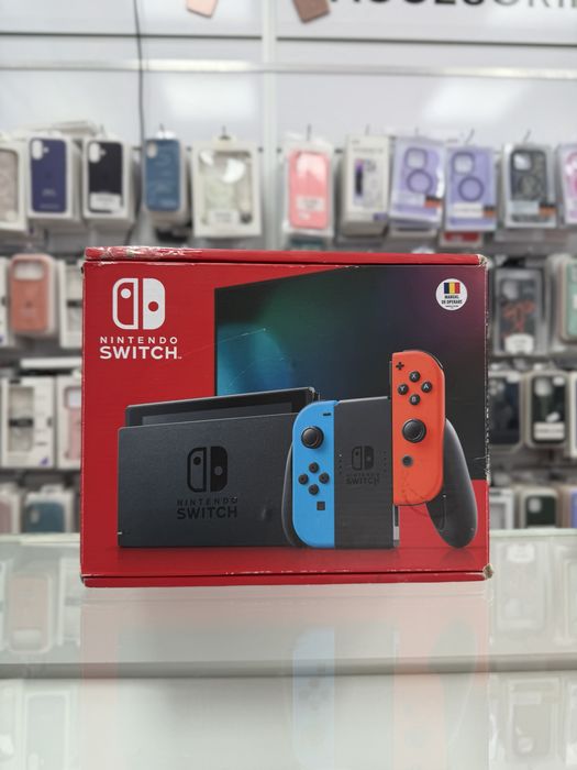 Consola Jocuri Nintendo Switch OLED - FullBox - DeBi GSM Mobile Brasov