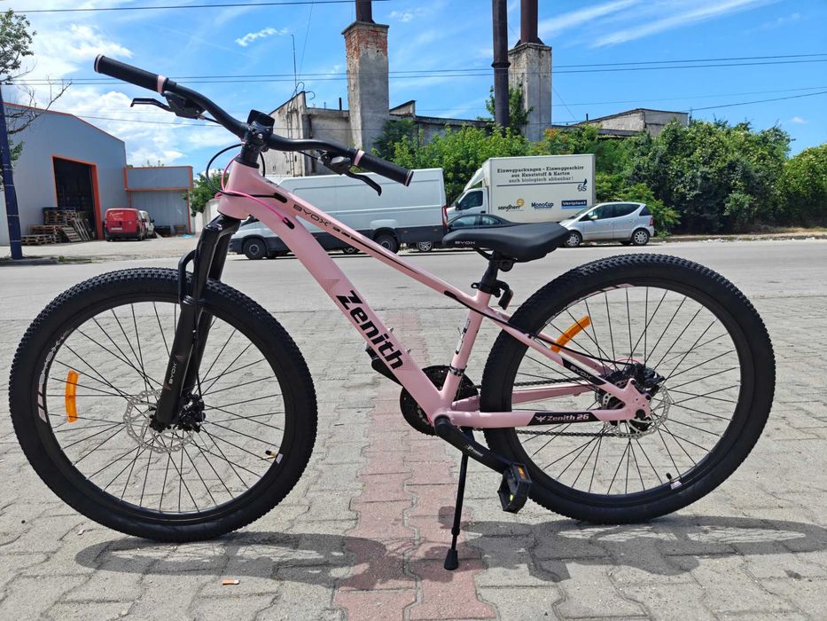 X Алуминиев велосипед 26" ZENITH розов