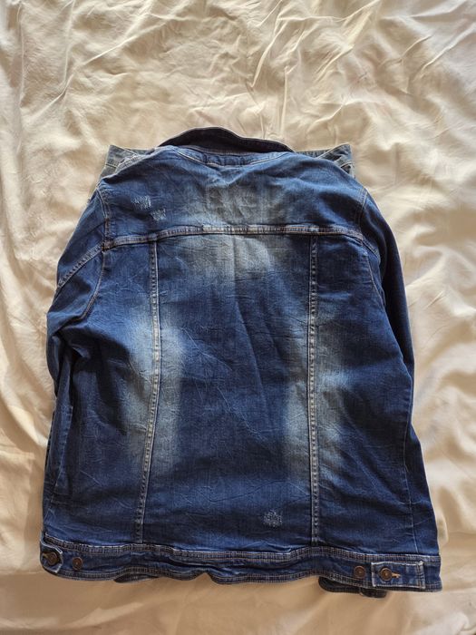 Lot 5 piese blugi damă M-L / 38-42: 2 Geci denim, Blugi, Fustă, Pantaloni scurți