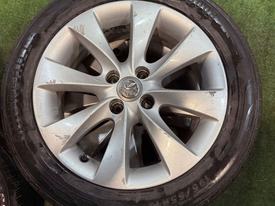 JANTE + CAUCIUCURI 4x100​ 195/55R16 OPEL CORSA E 1.4 BENZINA 2017 2014-2019