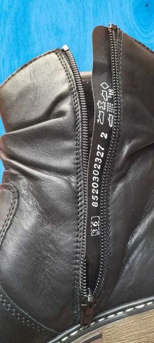 Ghete Rieker Antistress NEGRU 36