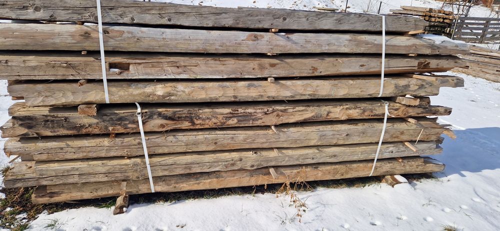 Grinzi vechi pregătit în paleti de la 2m la 4m