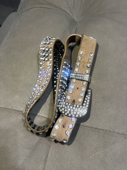 Ремень со стразами Чехия