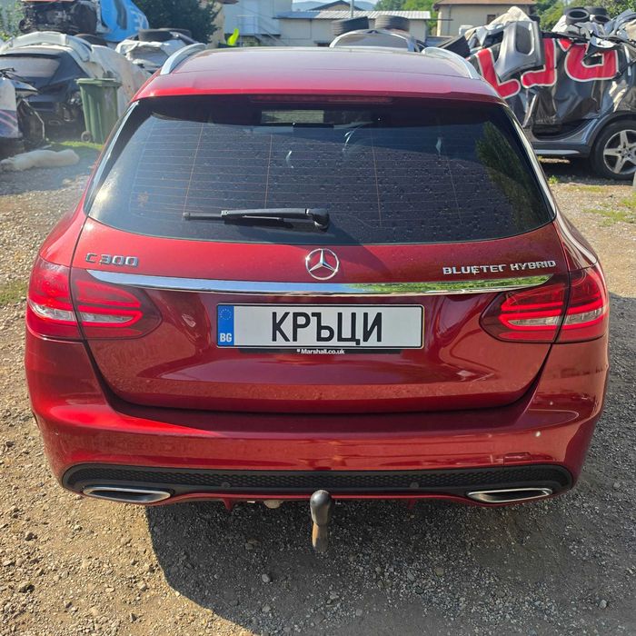 Mercedes-Benz C300 Hybrid W205 AMG пакет Комби Десен волан 2016г. 6999€