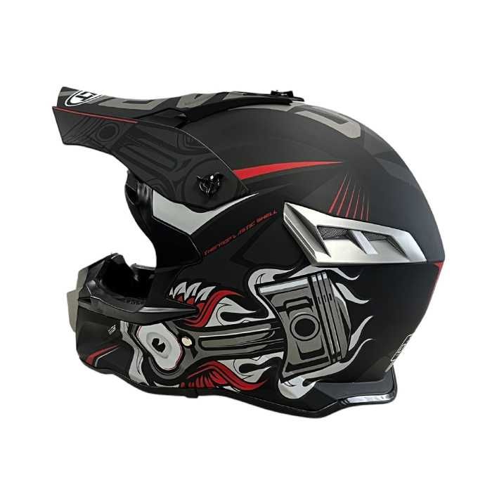 Каска Крос Мотор/Скутер/Бъги/Вело/АТВ три цвята