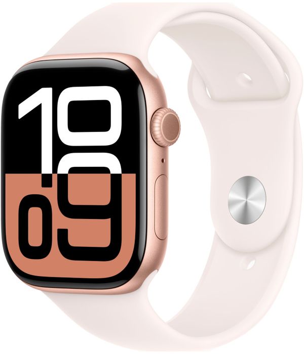 Новые часы  Apple watch 10 цвет Rose gold