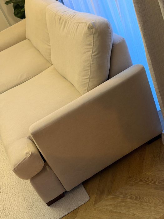 Canapea 3 locuri din stofa Jalouse Maison