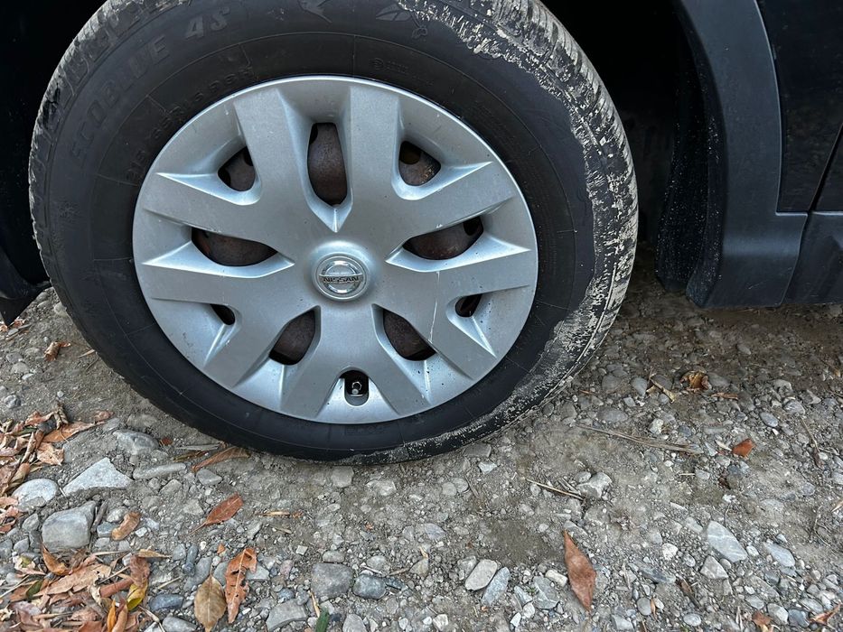Jante tablă cu capace R16 Nissan Qashqai J11 2015
