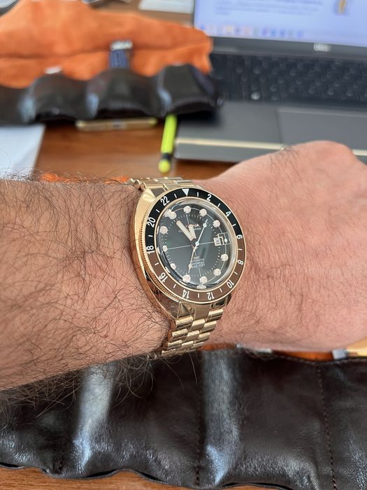 Автоматична Bulova Oceanographer GMT Devil Diver Rose Gold