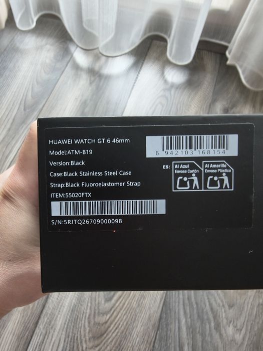 Нов смартчасовник Huawei Watch GT 6 46mm Black