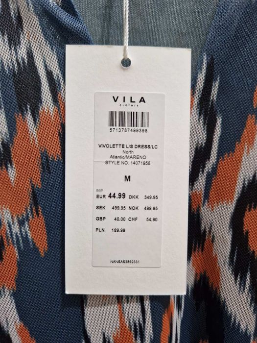 Нова рокля Вила с етикета