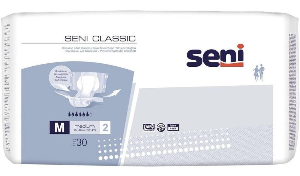 Подгузники для взрослых seni classic