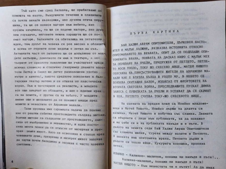 Опит за летене, Йордан Радичков