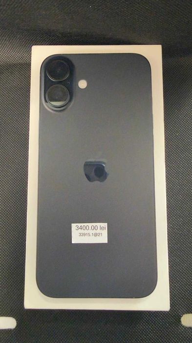 Iphone 16 Plus 128Gb 100% bateria Nou (AG.21 Zimbru) Garantie 2 Ani