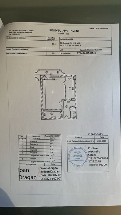 Garsoniera confort 1 direct proprietar 13 Septembrie/Serbota
