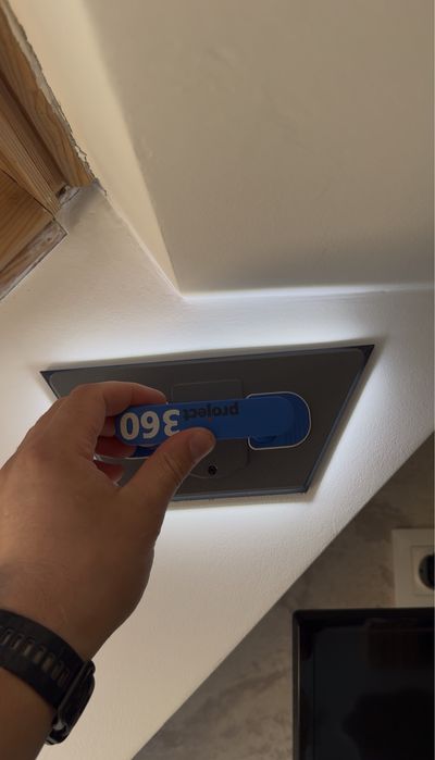 Рьчен шлайф "Blade Led" за шпакловка c LED подсветка Project 360