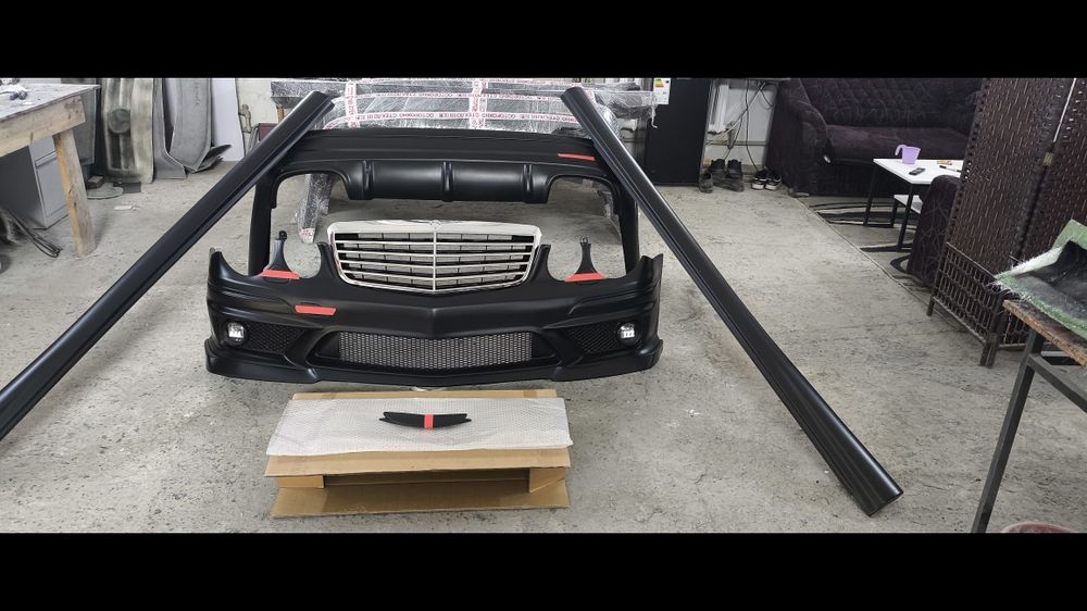 Бампера, пороги w211 e63