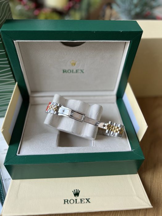 Rolex Datejust Yellow Gold And Green 41 mm