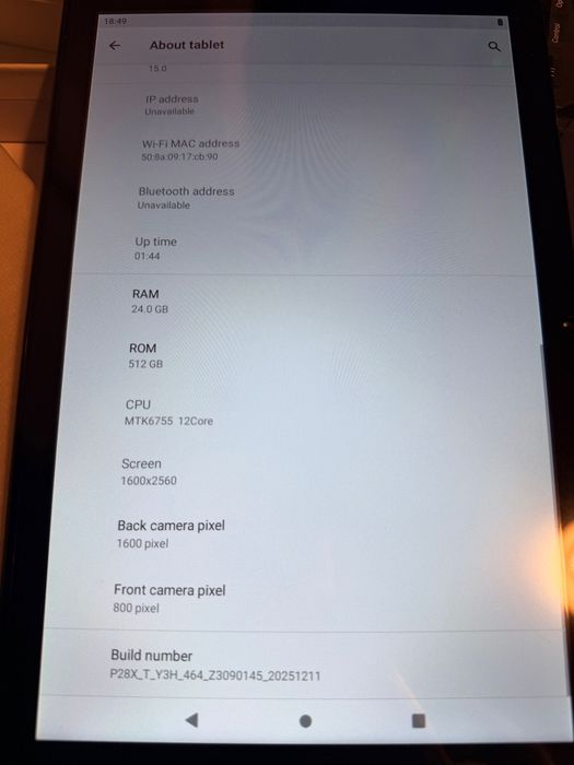 Tabletă Android 15 | 24GB RAM | 512GB | Tastatură inclusă