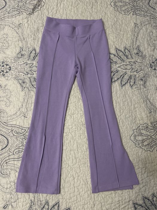 Pantaloni mov evazati fetite nr 122