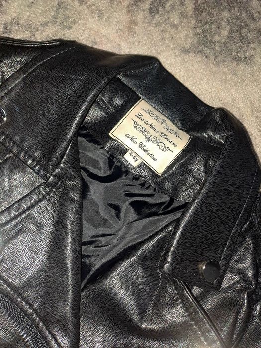 Коженная куртка касуха детская