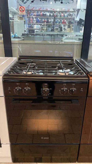 Gefest Газовая плита Модернизированная Цвет :  черный  Доставка