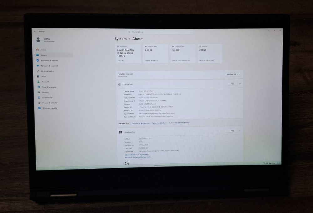 Лаптоп Lenovo ThinkPad X390 Yoga Touchscreen