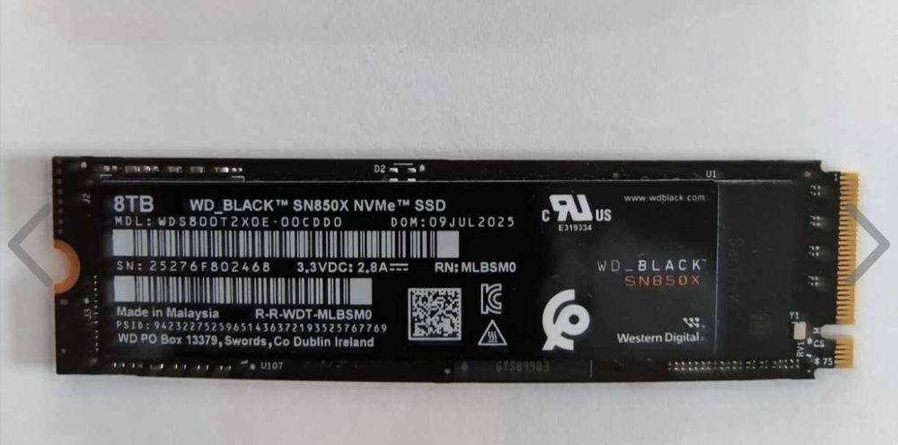 Western Digital WD Black SN850X 8TB