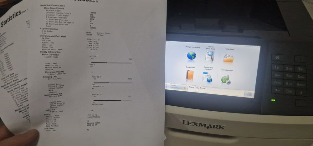 Imprimanta Lexmark MS812de