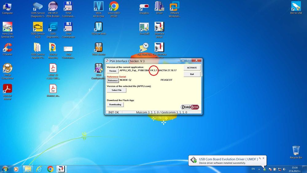 DiagBox 9 за Пежо, Ситроен, Опел + EVOLUTION фърмуер за Лексия