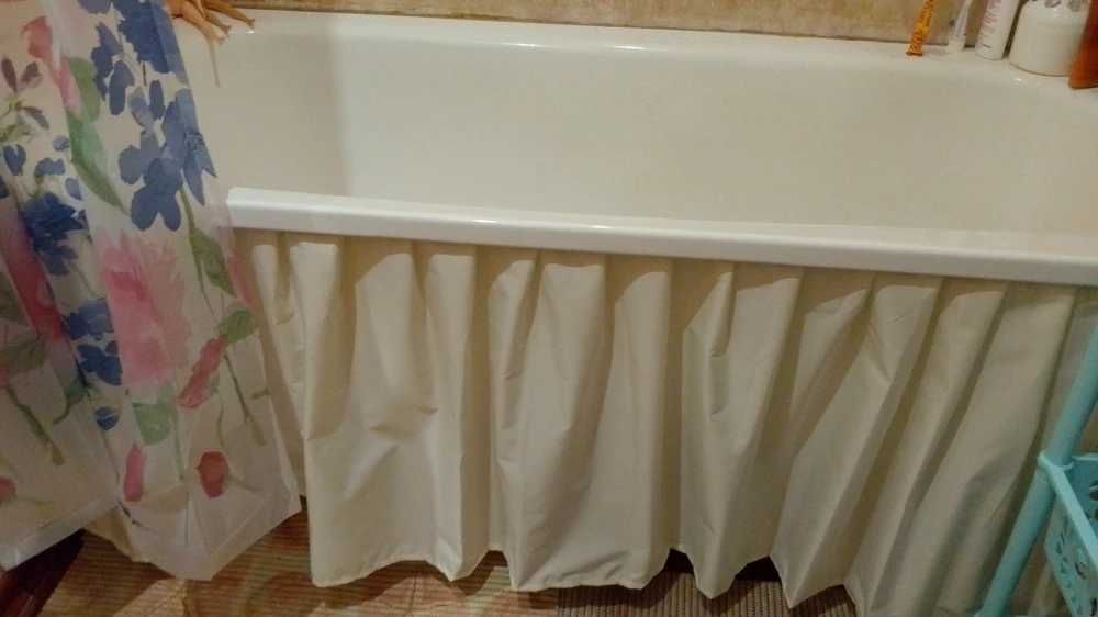 Экран под ванну тканевый (штора/ширма)