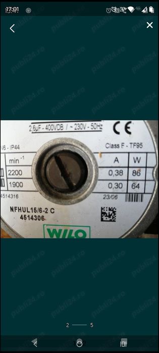 Pompă recirculare wilo