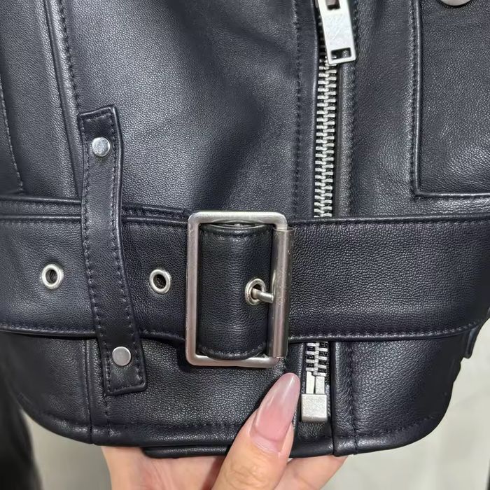 Кожено яке от естествена кожа намслено