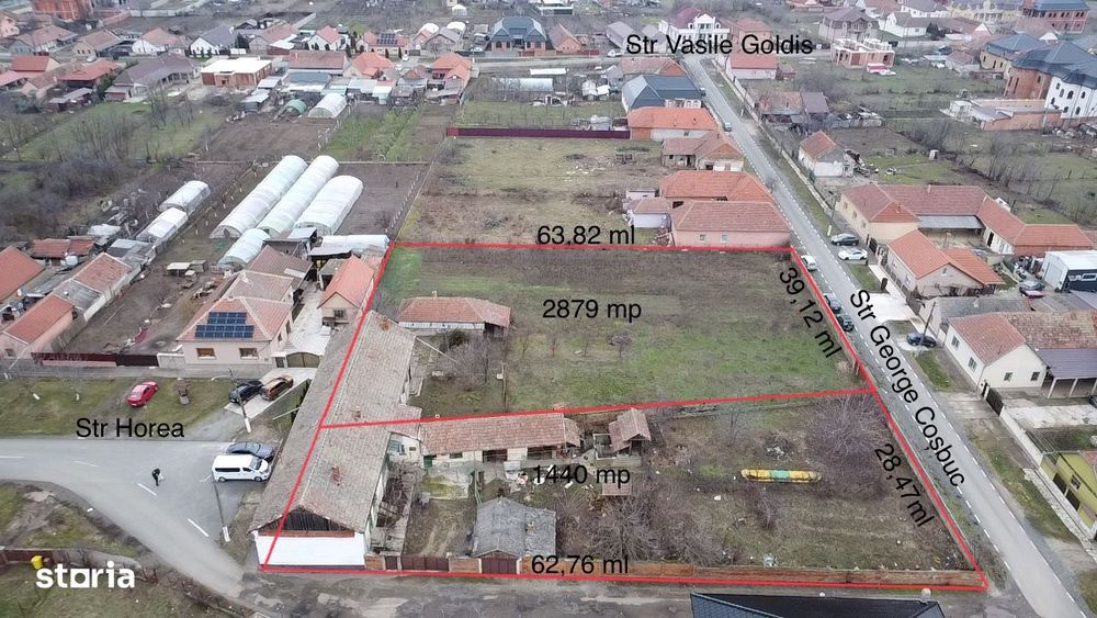Casă de vânzare cu Teren4319mp PotențialViitorPozitieComercial Curtici