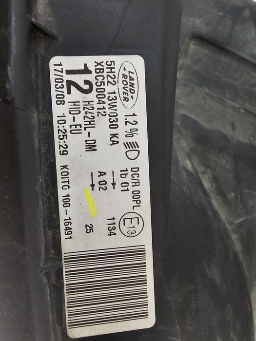 Far stanga xenon Land Rover Discovery dupa 2005 cod 5H22-13W030-KA