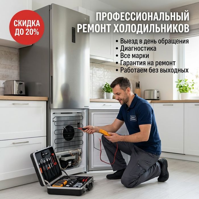 Надежный ремонт холодильников и морозильников