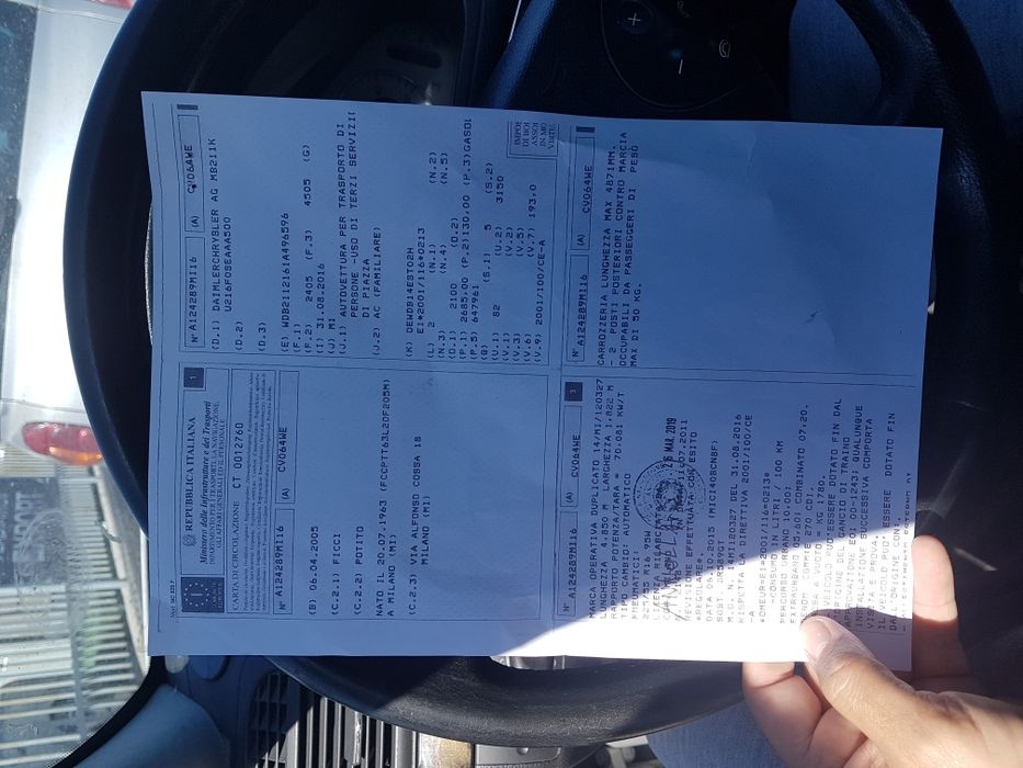 Мерцедес Е270 cdi 2005г. на части